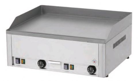 Plancha professionnelle lectrique lisse 2 zones REDFOX